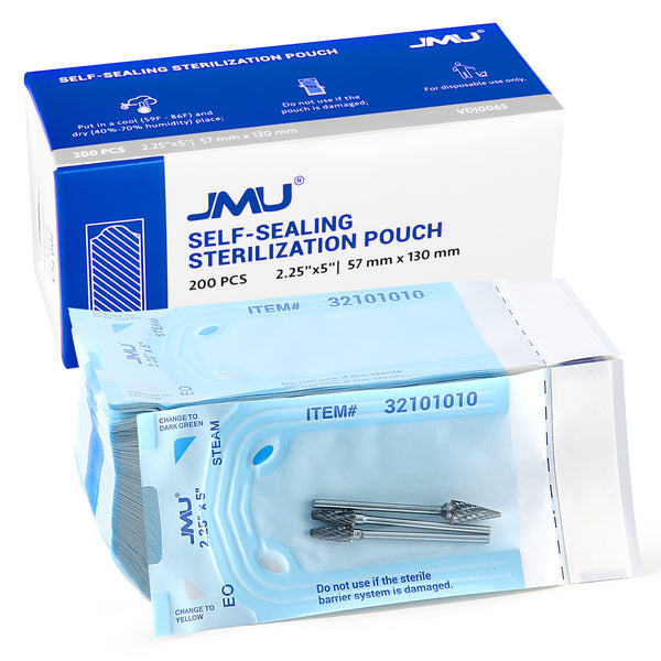 JMU Dental Self-Sealing Sterilization Pouches 200Pcs/Box - JMU DENTAL INC