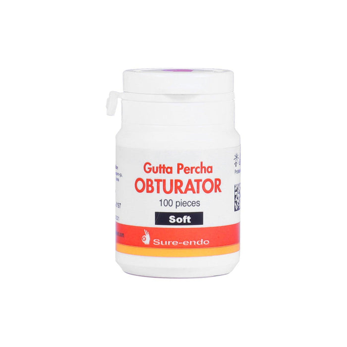 Sure-endo Gutta Percha Obturator Soft Type 100Pcs/Bottle - JMU DENTAL INC