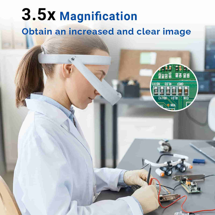 BIOART Lupa Dental Magnifying Loupe 3.5X High Visual Light-weight Design - JMU DENTAL INC