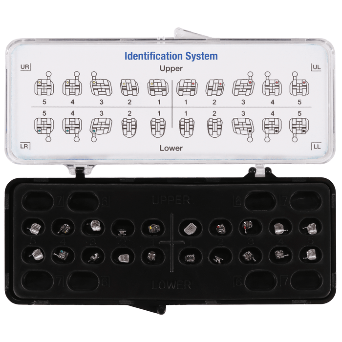 JMU Mini Roth Brackets, Hook on 3,4,5 - S Series (MIM), 20pcs/set - JMU Dental