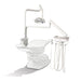 DCI Reliance Over the Patient Automatic Dental Unit with PMU White - JMU DENTAL INC