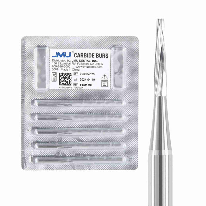 JMU Dental Carbide Burs FG 5/Pk - JMU DENTAL INC