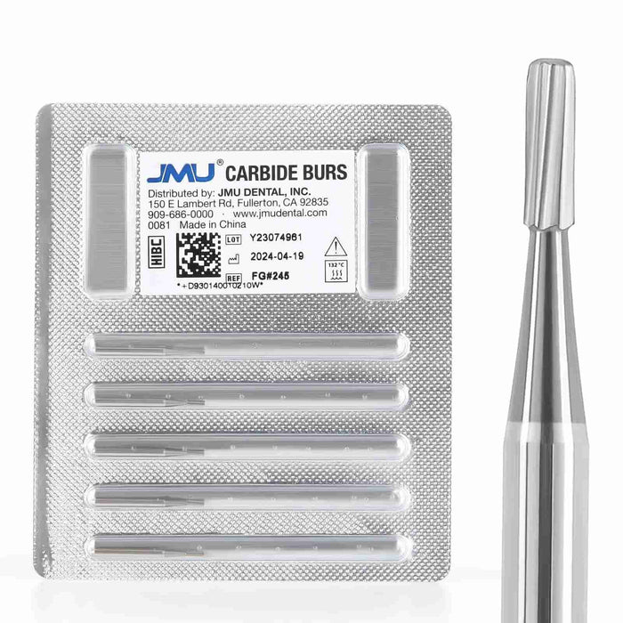 JMU Dental Carbide Burs FG 5/Pk - JMU DENTAL INC