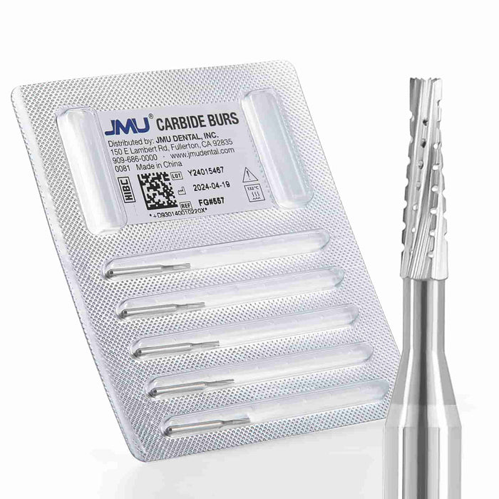 JMU Dental Carbide Burs FG 5/Pk - JMU DENTAL INC