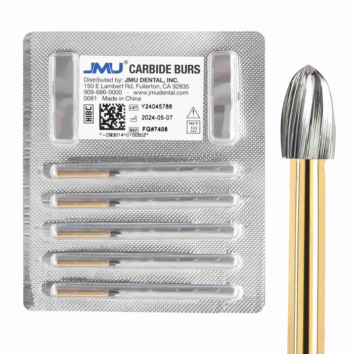 JMU Carbide Burs FG 5/Pk - JMU DENTAL INC