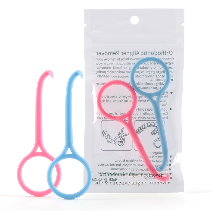 JMU Dental Orthodontic Aligner Remove Tool Blue and Pink - JMU DENTAL INC