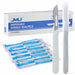JMU Dental Sterile Scalpels with Stainless-steel Blade and Plastic Handle 10Pcs/Box - JMU DENTAL INC