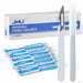 JMU Dental Sterile Scalpels with Stainless-steel Blade and Plastic Handle 10Pcs/Box - JMU DENTAL INC