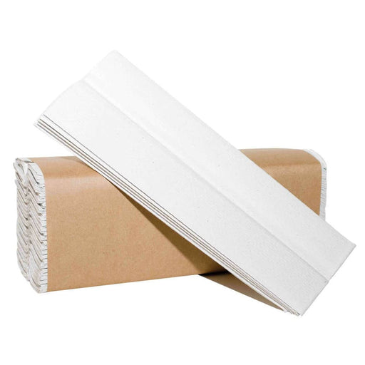 Mark3 C-Fold Towels White Recycled 1-Ply 2400/case - JMU DENTAL INC