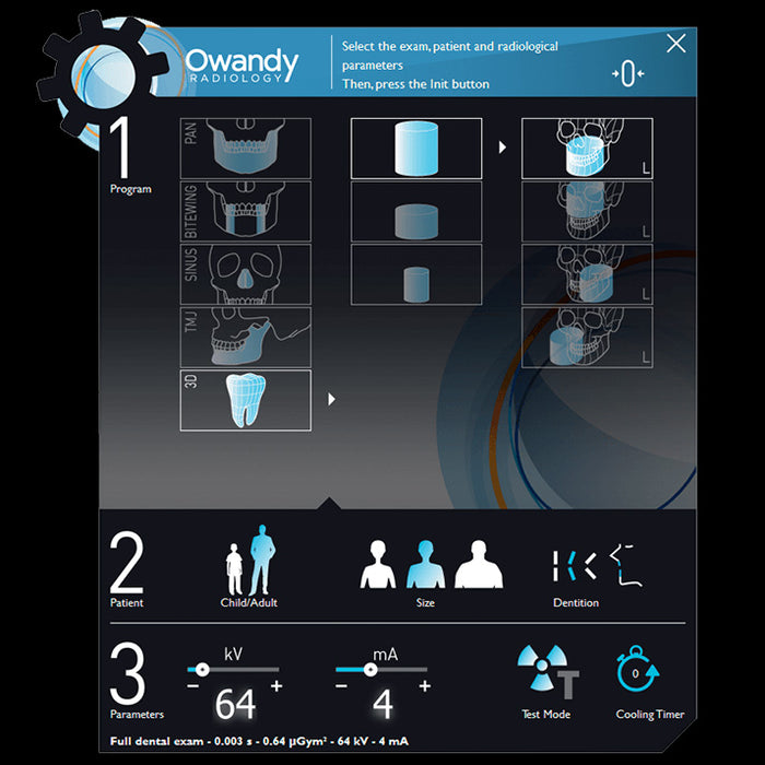 Owandy I-Max PRO Wall-Mounted Digital Pan Unit Dental Panoramic System