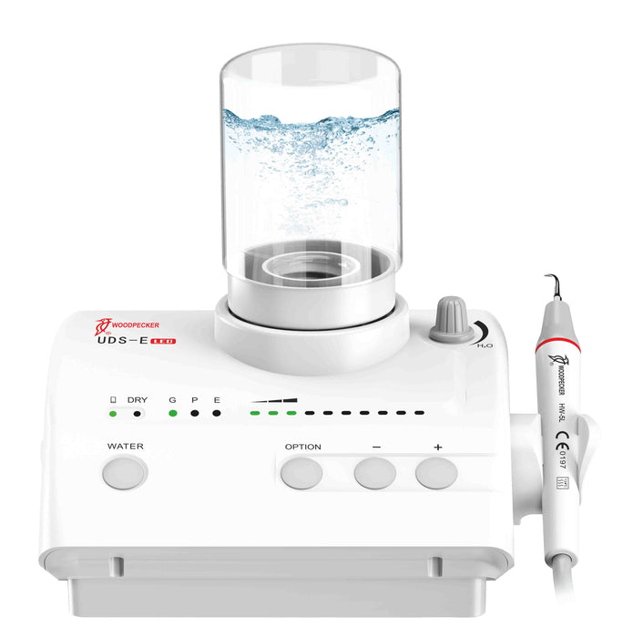 Woodpecker UDS-E LED Ultrasonic Scaler 8 Tips 2 Water Bottles Scaling+Perio+Endo