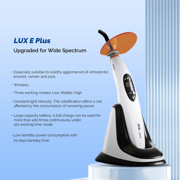 Woodpecker DTE LUX E Plus Dental Curing Light Wireless LED - JMU DENTAL INC