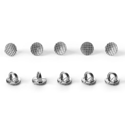JMU Lingual Buttons Mesh Base Direct Bond Eyelet Round/Rectangular 10pcs/bag