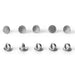 JMU Lingual Buttons Mesh Base Direct Bond Eyelet Round/Rectangular 10pcs/bag
