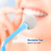 Bendable dental adhesive applicator tip that adjusts to any angle for precise restoration handling - JMU DENTAL INC
