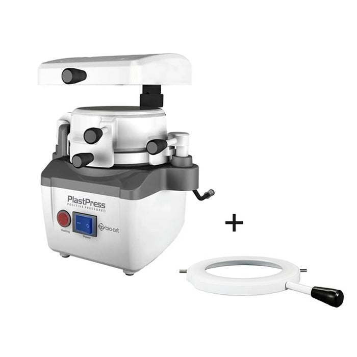 BIOART PlastPress Dental Vacuum Forming Machine High-Precision Positive Pressure Lab Heat Molding