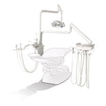 DCI RO4100 Reliance Over the Patient Dental Unit with Cuspidor & PMU, White