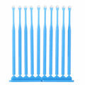 Blue dental adhesive tip applicators 20 pcs box for restorative procedures - JMU DENTAL INC