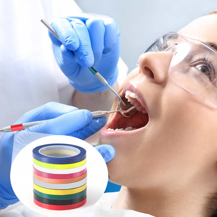 Dental instrument identification tape used in clinical organization and sterilization workflows - JMU Dental