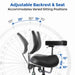 Dental saddle stool with adjustable tilting backrest - JMU DENTAL INC