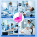 Dental working lab pan shown in multiple application scenarios for organizing cases, materials, and laboratory workflows - JMU DENTAL INC
