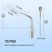 Dr. Talal's Endo Kit Ultrasonic Tip Details for T2 and TD2 - JMU DENTAL INC