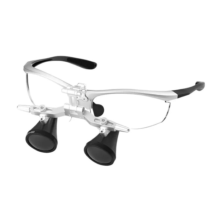 Eighteeth Brilliance Surgical Binocular Loupes FL3X450-J3, Sliver, 1/Pk