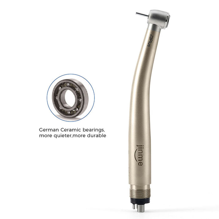 Jinme J3 Plus High Speed Turbine Handpiece Anti-retraction 4-Hole Push Button