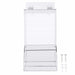 Clear acrylic safety glasses dispenser with visible storage - JMU DENTAL INC