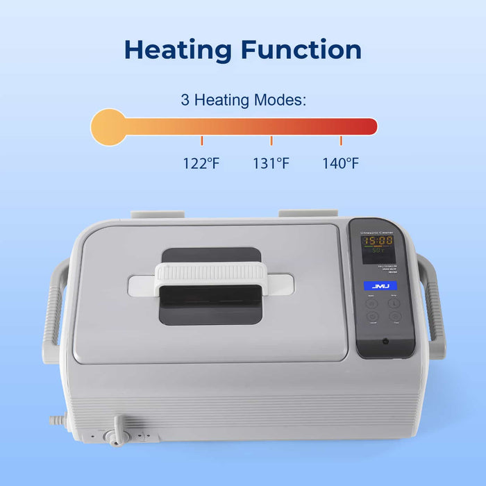 CD-4861 6L Ultrasonic Cleaner with Adjustable Heating and Three Temperature Settings - JMU DENTAL IN