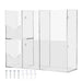 JMU Dental clear acrylic sterilization pouch dispenser with 4 compartments - JMU DENTAL INC