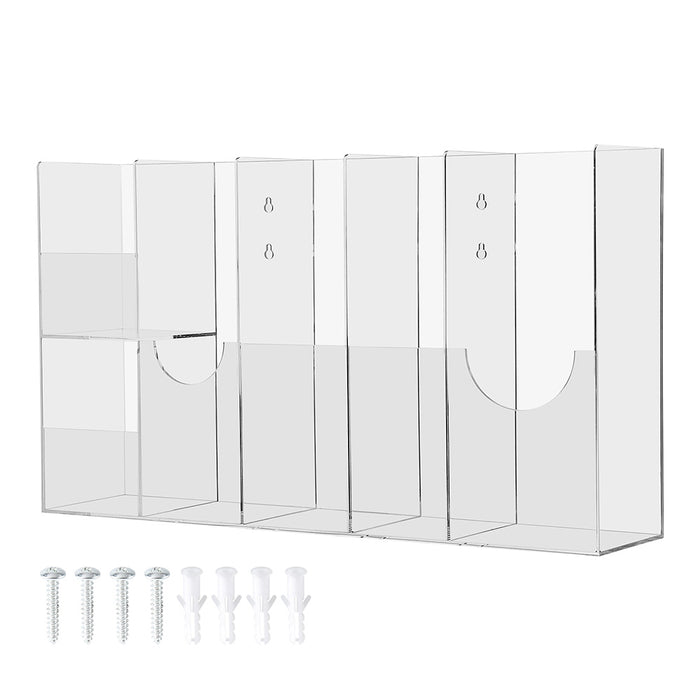 JMU Dental clear acrylic sterilization pouch dispenser with 6 compartments - JMU DENTAL INC