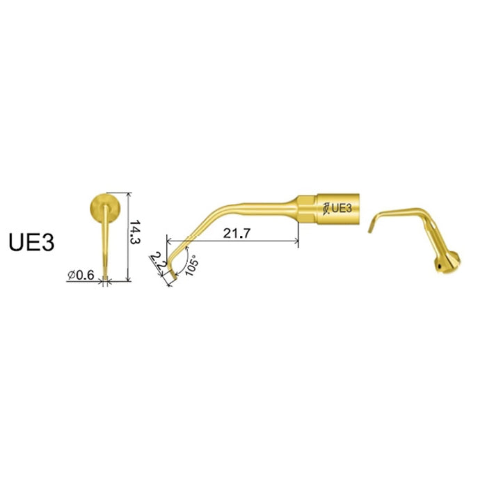 Woodpecker Ultrasonic Piezo Bone Surgery Tips 1 PC for Ultrasurgery, US II, Surgic Touch & Mectron