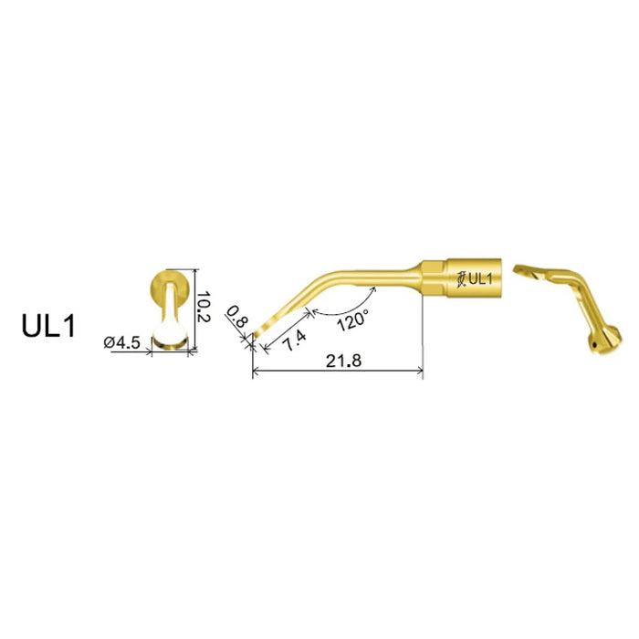 Woodpecker Ultrasonic Piezo Bone Surgery Tips 1 PC for Ultrasurgery, US II, Surgic Touch & Mectron