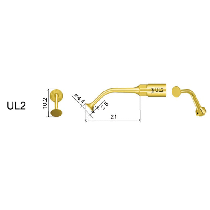 Woodpecker Ultrasonic Piezo Bone Surgery Tips 1 PC for Ultrasurgery, US II, Surgic Touch & Mectron