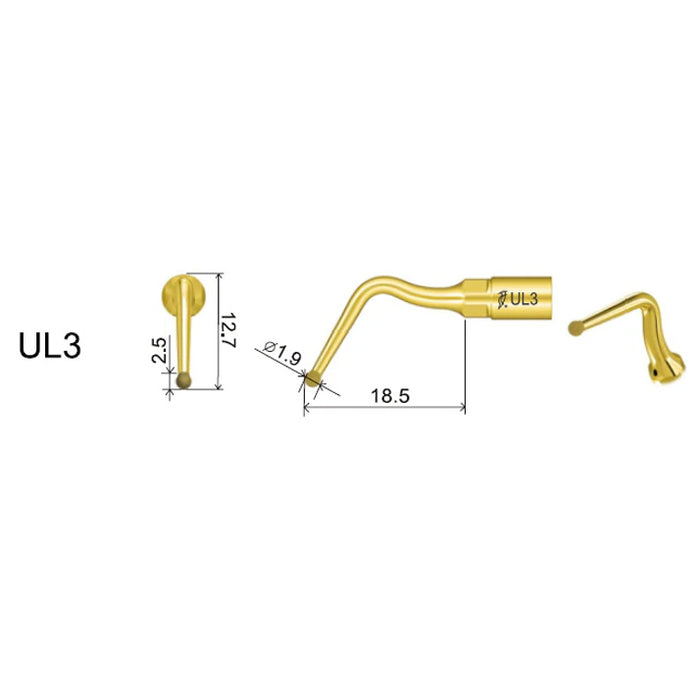 Woodpecker Ultrasonic Piezo Bone Surgery Tips 1 PC for Ultrasurgery, US II, Surgic Touch & Mectron