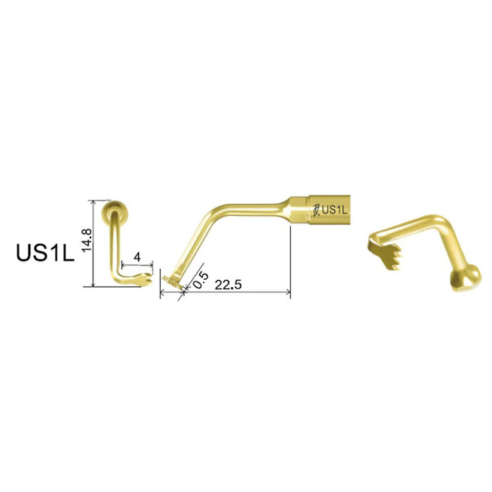 Woodpecker Ultrasonic Piezo Bone Surgery Tips 1 PC for Ultrasurgery, US II, Surgic Touch & Mectron