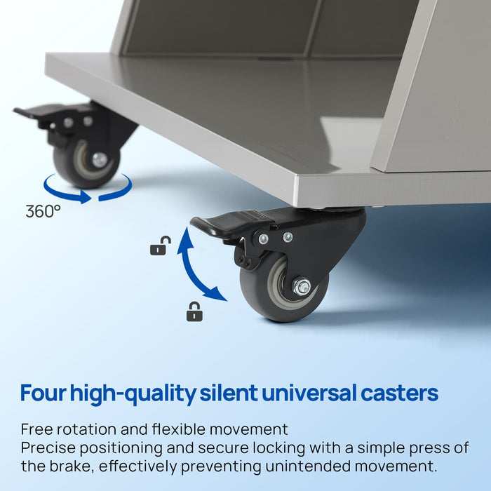 Cabinet Silicone Silent Caster Wheel - JMU DENTAL INC