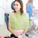 JMU Dental 4-Ply Disposable Dental Paper Bib placed on patient’s chest during dental treatment to protect clothing - JMU Dental