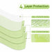 Disposable dental paper bib showing 4-ply layers for extra strength and absorbency - JMU Dental