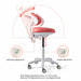 Ergonomic operator stool adjustable backrest detail - JMU Dental
