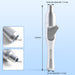 HVE Valve dimensions showing 10 mm tubing compatibility and product measurements - JMU Dental