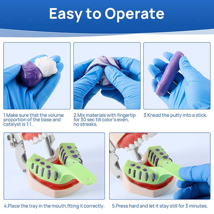 JMU Dental Impression Materials Putty - Normal/ Fast Set