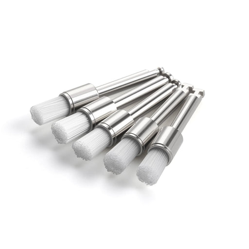 Latch Prophy Brushes Flat Firm Nylon 144 Pieces Box - JMU Dental