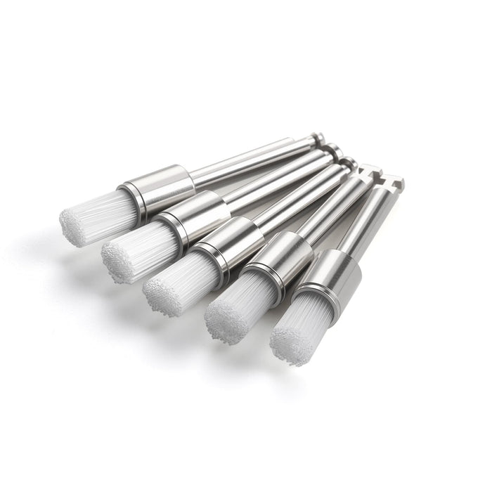 Latch Prophy Brushes Flat Firm Nylon 144 Pieces Box - JMU Dental