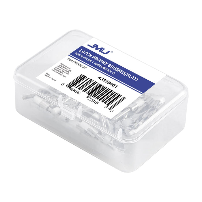 Latch Prophy Brushes packaging box - JMU Dental