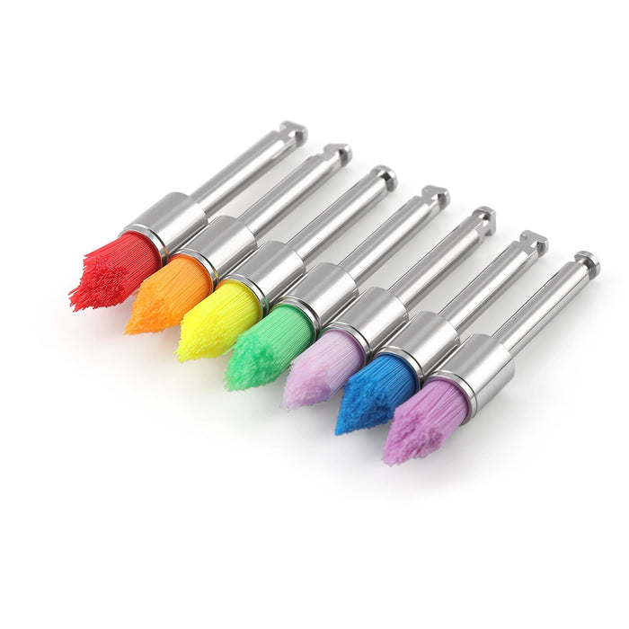 Latch Prophy Brushes Tapered Soft Nylon 144 Pieces Box - JMU Dental