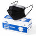 JMU Dental Medical Face Masks 3-Ply ASTM Level 3 for Adults 50/Box Black - JMU DENTAL INC