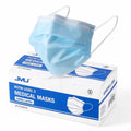 JMU Dental Medical Face Masks 3-Ply ASTM Level 3 for Adults 50/Box Blue - JMU DENTAL INC