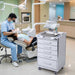 JMU Dental mobile cabinet cart for organizing instruments in a dental office